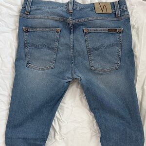 Men's Nudie Jeans - Lean Dean Blue Jeans - W33/L34